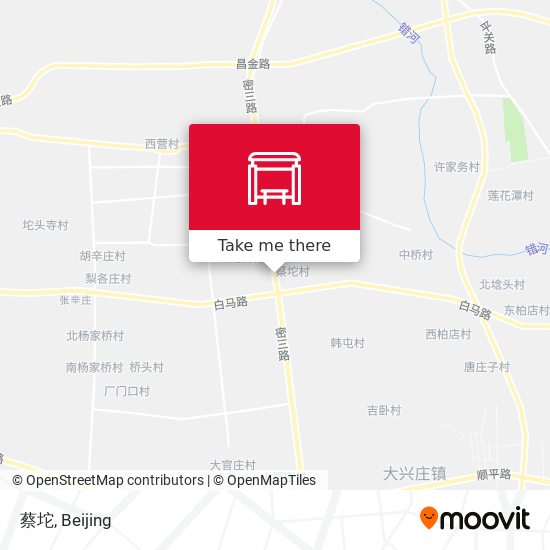 蔡坨 map