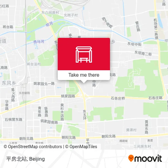 平房北站 map
