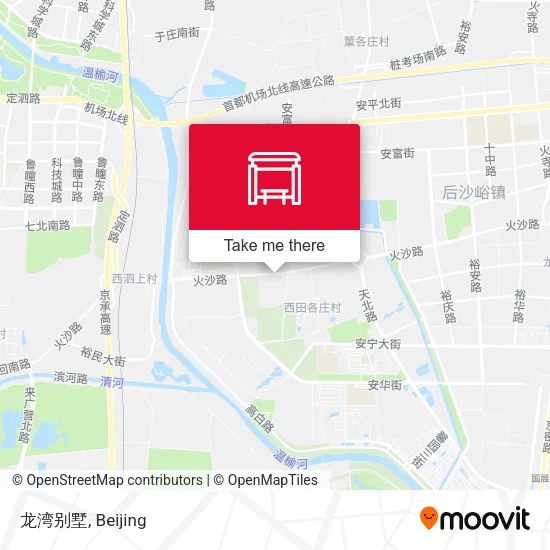 龙湾别墅 map