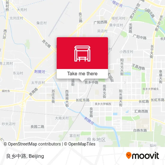 良乡中路 map