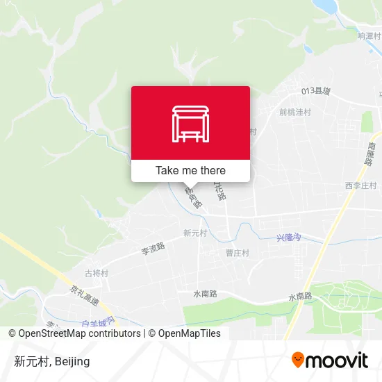新元村 map