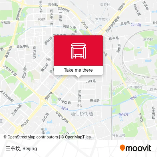 王爷坟 map