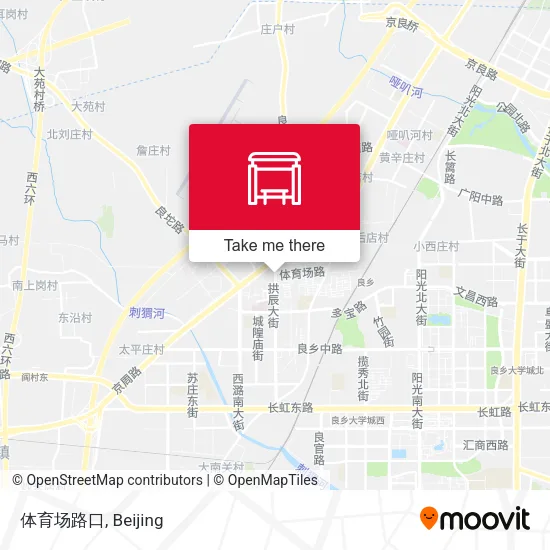 体育场路口 map