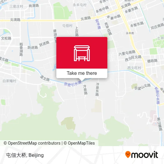 屯佃大桥 map