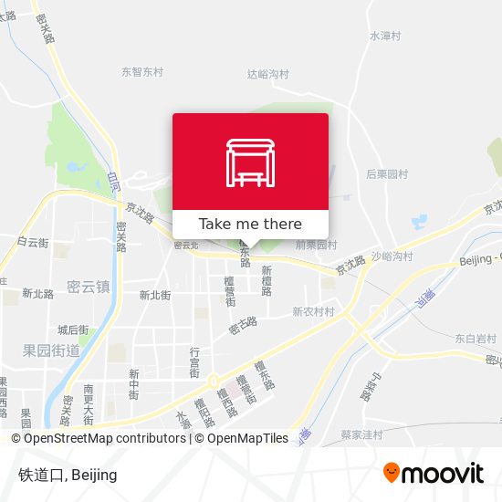 铁道口 map