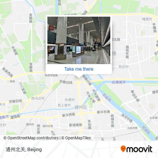 通州北关 map