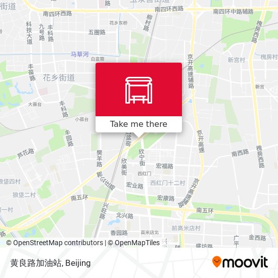 黄良路加油站 map