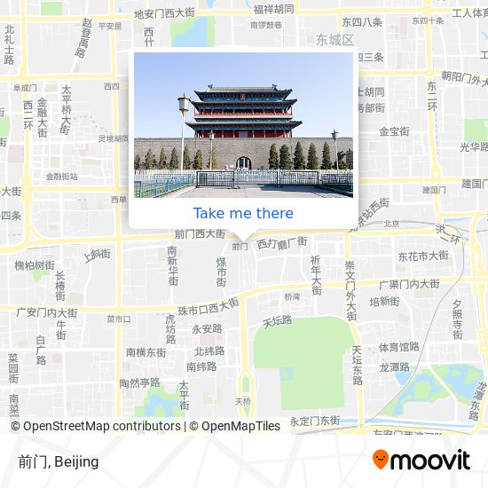 前门 map