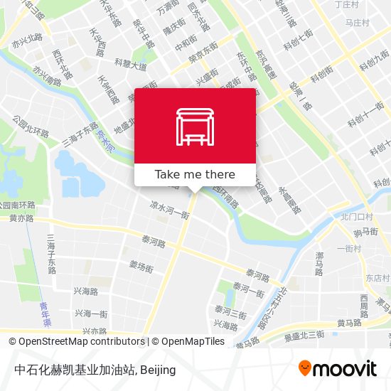 中石化赫凯基业加油站 map