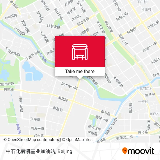 中石化赫凯基业加油站 map