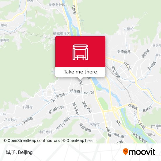 城子 map