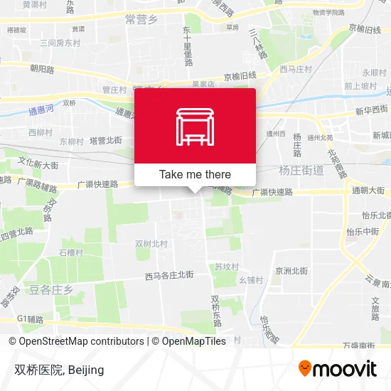 双桥医院 map