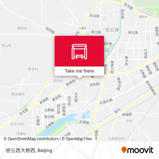 密云西大桥西 map