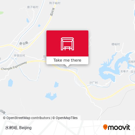 水树峪 map