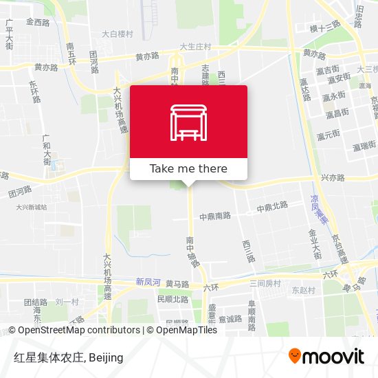 红星集体农庄 map