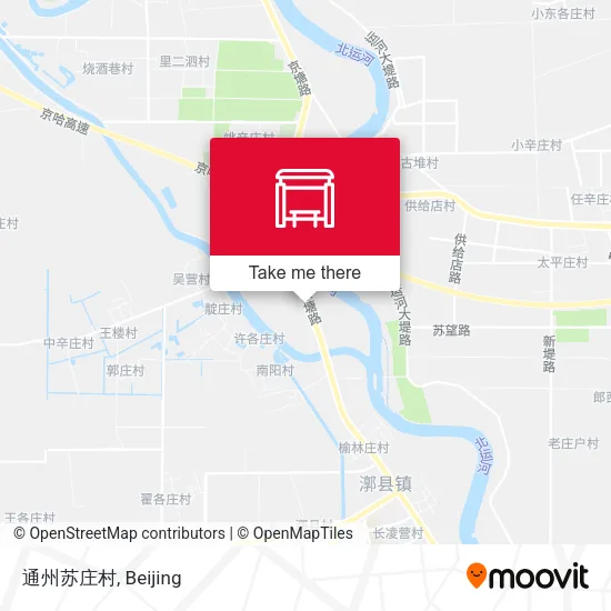 通州苏庄村 map