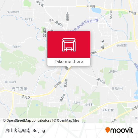 房山客运站南 map