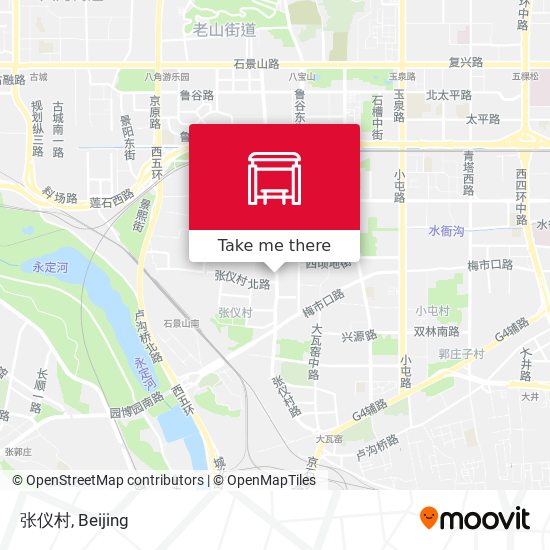 张仪村 map