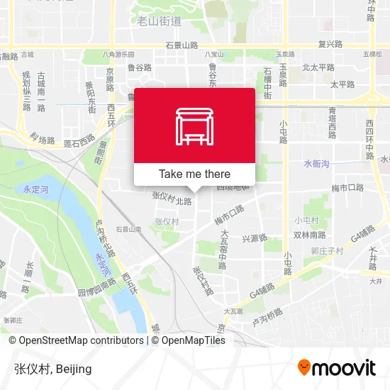 张仪村 map