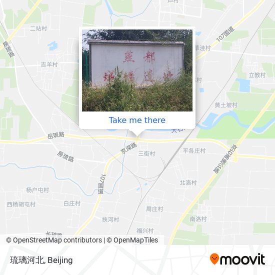 琉璃河北 map