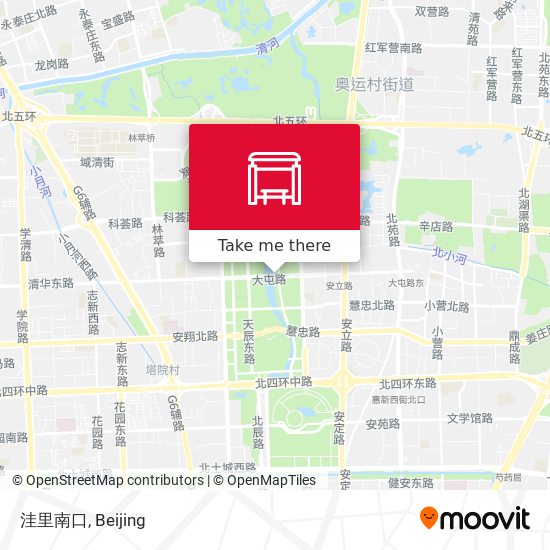 洼里南口 map