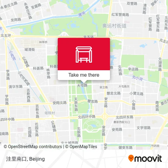 洼里南口 map