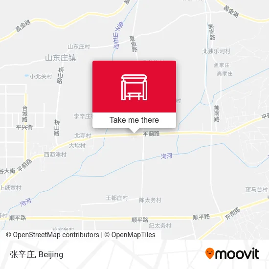 张辛庄 map