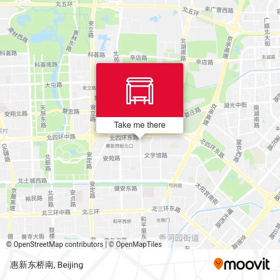 惠新东桥南 map