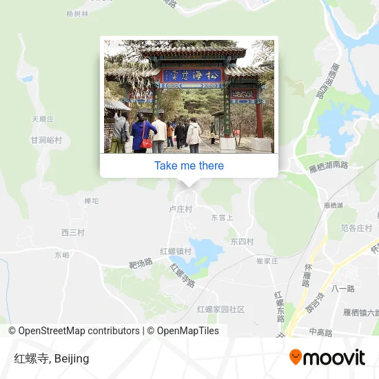 红螺寺 map