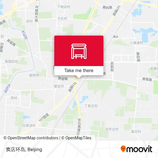 窦店环岛 map