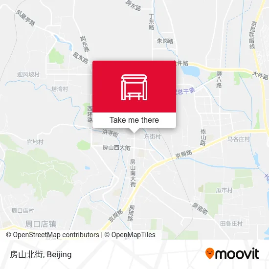 房山北街 map
