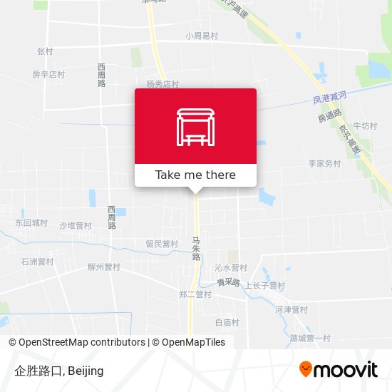 企胜路口 map
