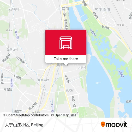 大宁山庄小区 map