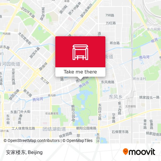 安家楼东 map