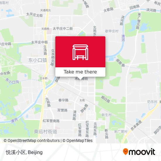 悦溪小区 map