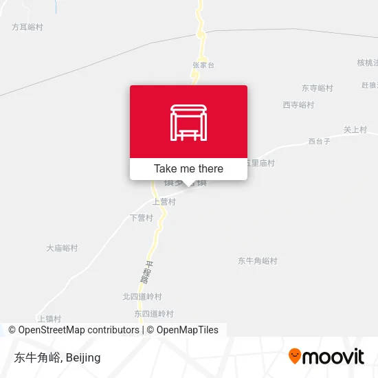 东牛角峪 map