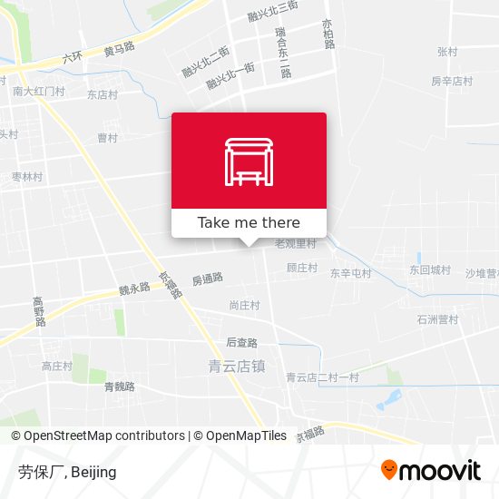 劳保厂 map