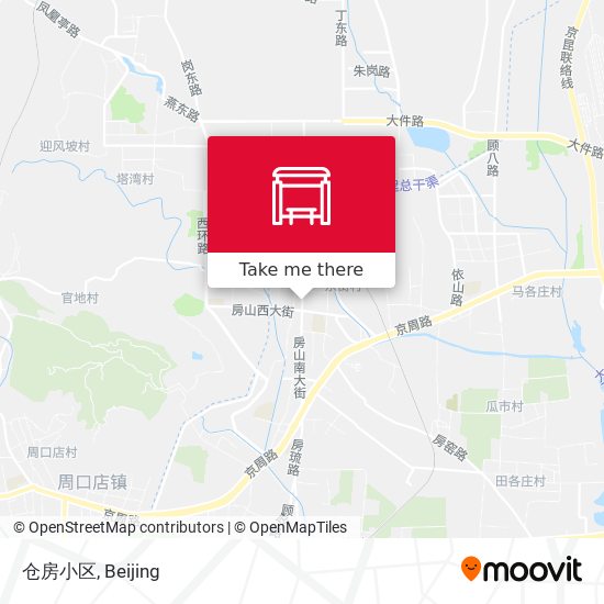 仓房小区 map