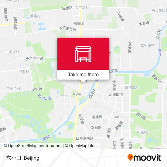 东小口 map