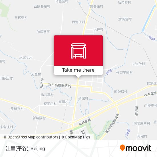 洼里(平谷) map