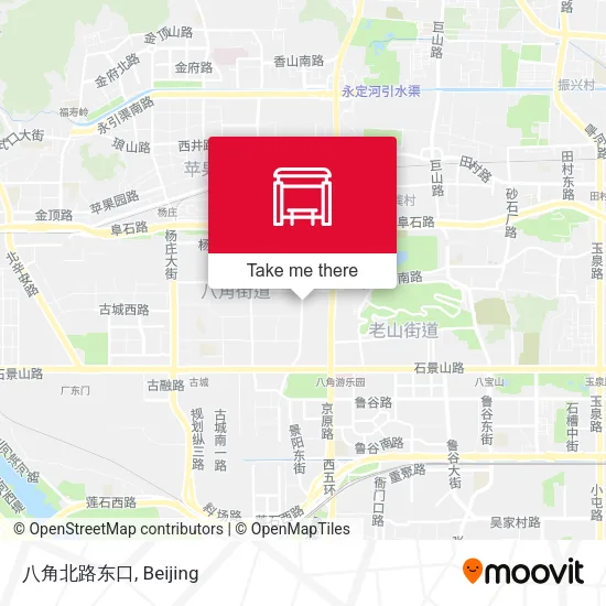 八角北路东口 map