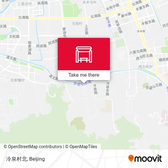 冷泉村北 map