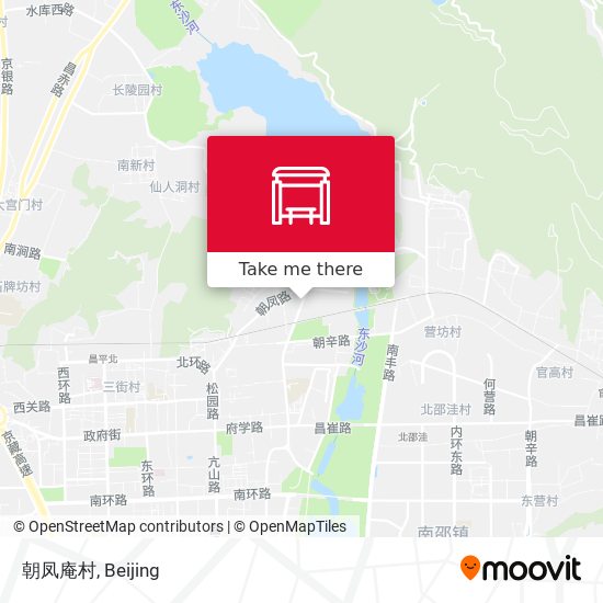 朝凤庵村 map