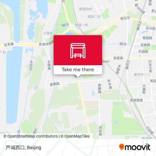 芦城西口 map