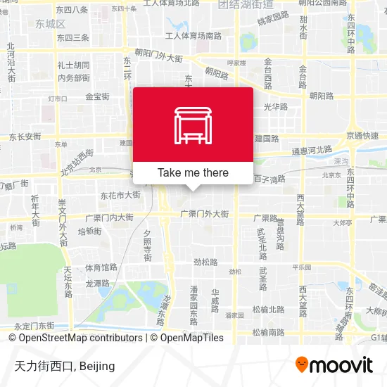 天力街西口 map
