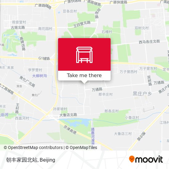 朝丰家园北站 map