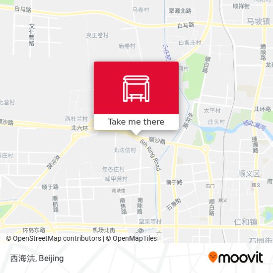 西海洪 map