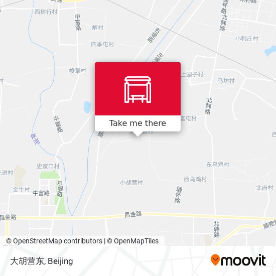 大胡营东 map