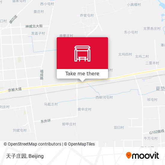 天子庄园 map