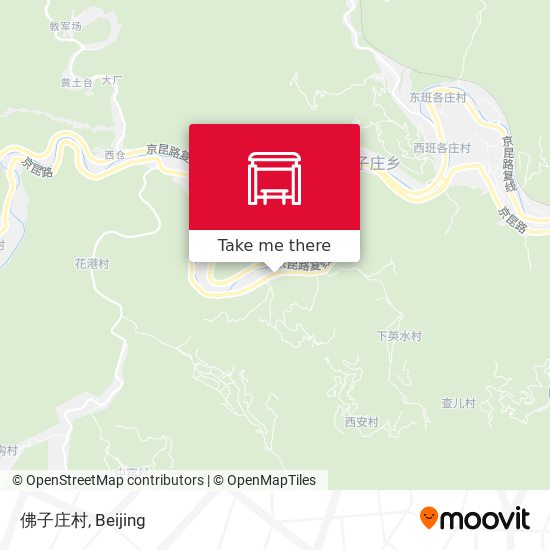 佛子庄村 map
